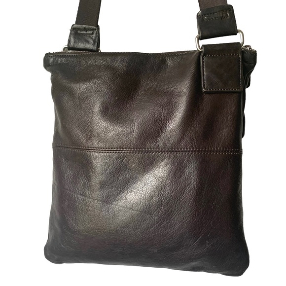 Margot Dark Brown Leather Crossbody Bag - Picture 3 of 11